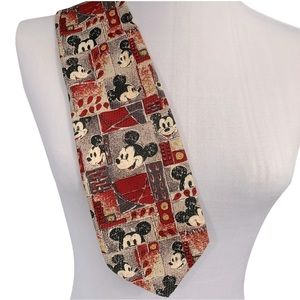 Disney Mickey Tie Mickey Mouse Men's Necktie Mickey Unlimited‎
